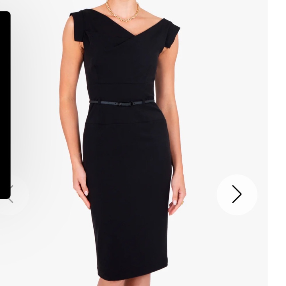 Black Halo Black Jackie O sheath Dress